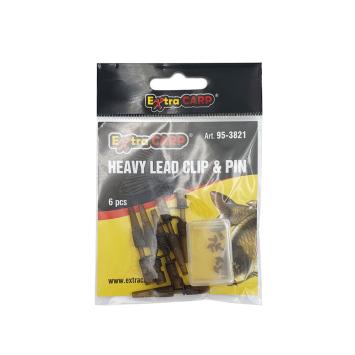 Camou Heavy Lead Clip & Pin