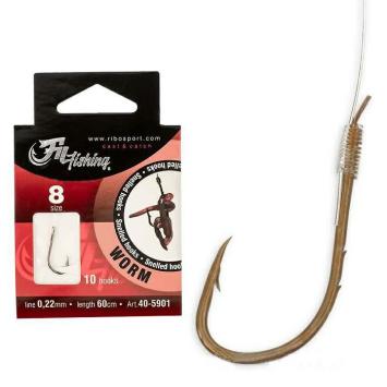 Snelled Hooks Worm